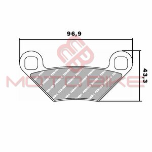 Disk plocice Polaris Sportsman 570 Ferodo FDB2276SG