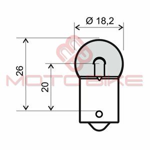 Sijalica 12V 10W BA15S G18 RMS