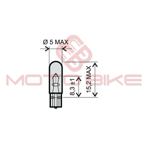 Sijalica 12V 1.2W ubodna RMS