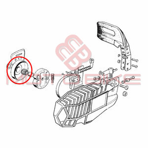 Lancanik ITAL 38505  HUSQ 140 240 444 3,25" sa prstenom