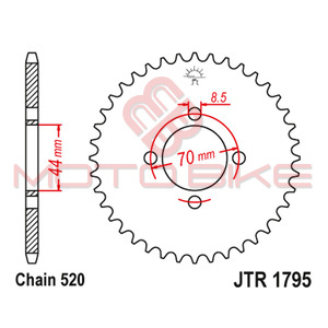 Lancanik zadnji JT JTR1795-22 (520)22 zuba