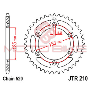 Lancanik zadnji  JTR210-48SC (520)48 zuba