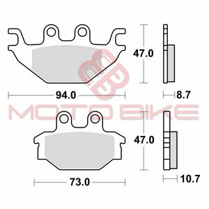 Disk plocice TRW MCB760SI ( SINTER )