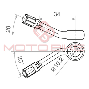 Holender TRW MV10B40A(fi 10.2mm nagib 20 stepeni)