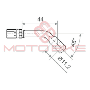 Holender TRW MV11C45A(fi 11.2mm 45stepeni L44)