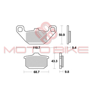 Disk plocice KYOTO S1002 ( SEMI SINTER )