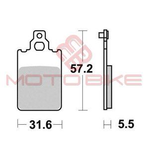 Disk plocice KYOTO S1069 ( SEMI SINTER )