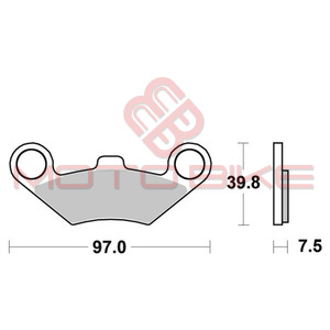 Disk plocice KYOTO S1453N ( SINTER )