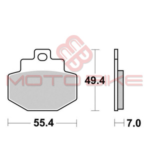 Disk plocice KYOTO S1981 ( SEMI SINTER )